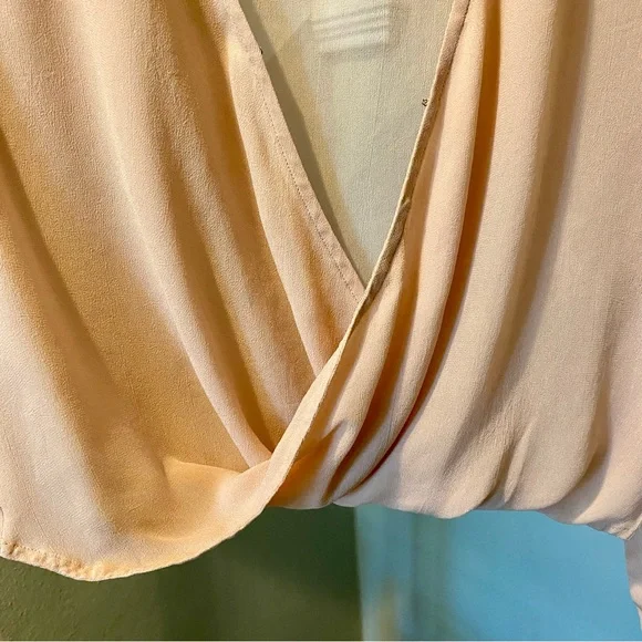 RARE Pura Vida pink sheer long sleeved top size XS - Picture 9 of 15